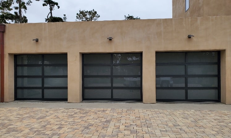 New Glass Garage Door Installation near Monterey CA New Glass Garage Door Installation near Monterey CA