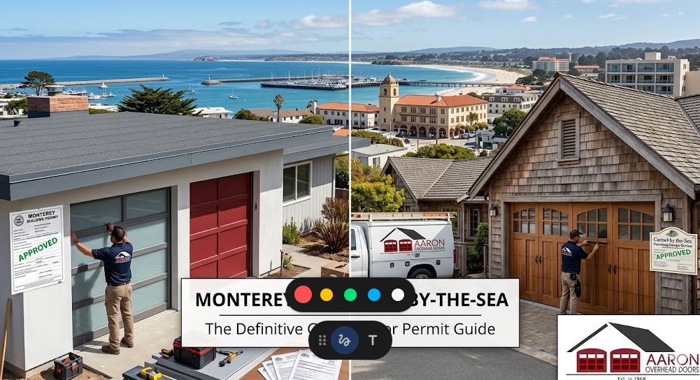 Garage Door permit guide for Monterey County