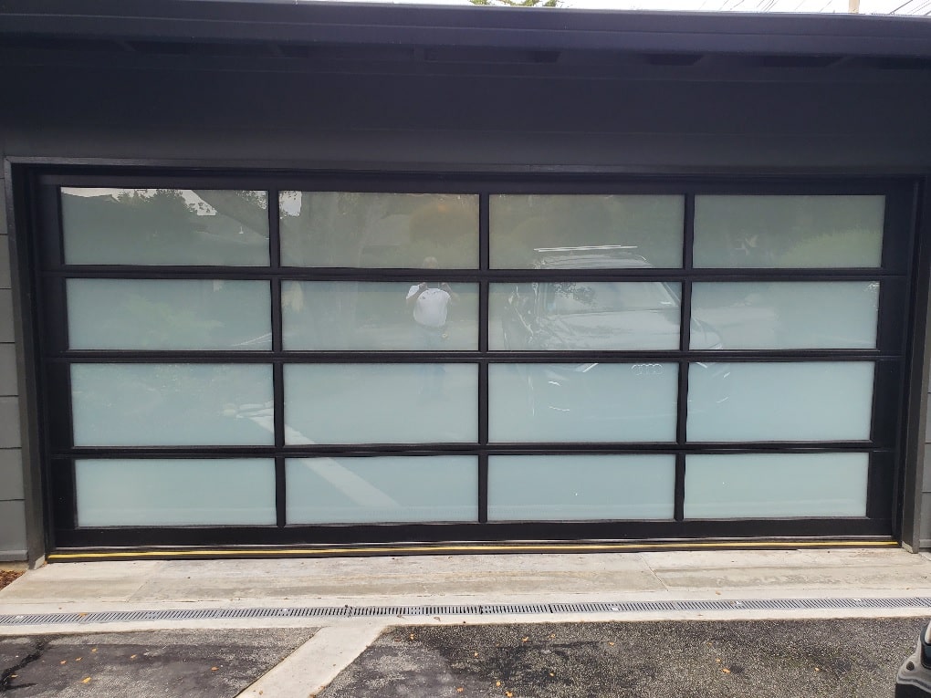 Glass Garage Door Installation