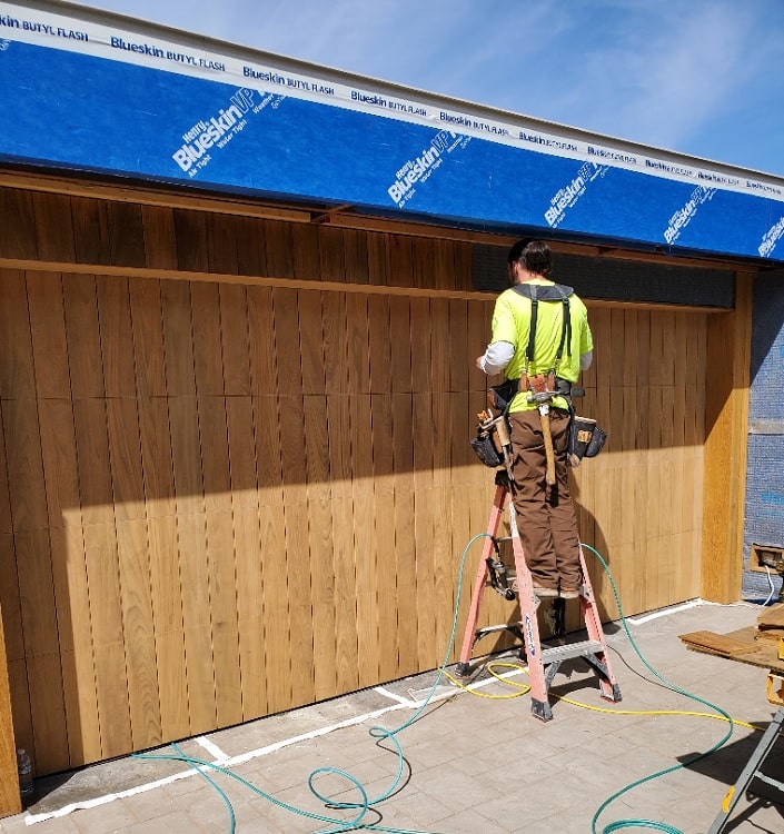Installing New Wood Garage Door